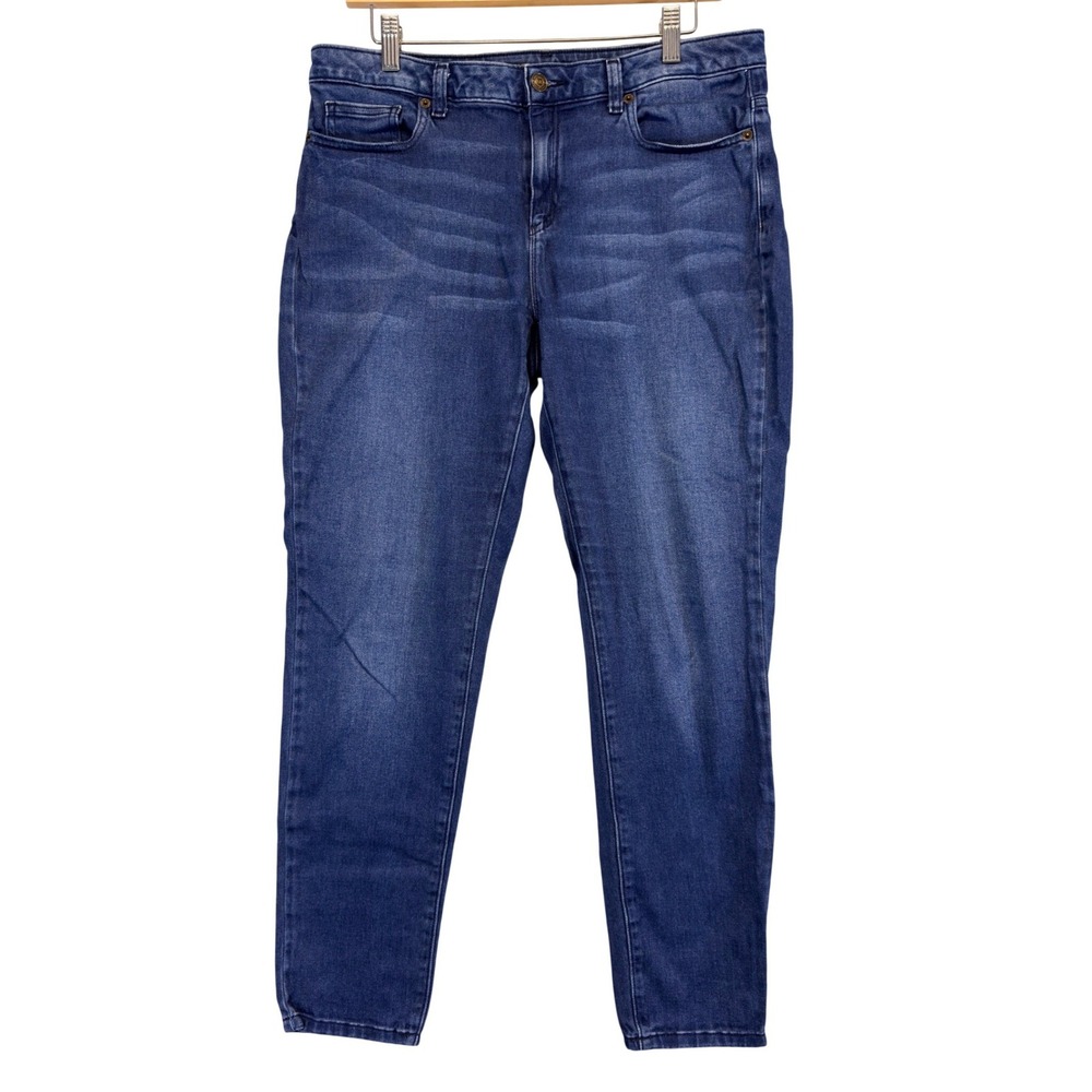 Michael Kors Izzy Blue Denim Skinny Jeans Womens 10 Medium Wash Stretch